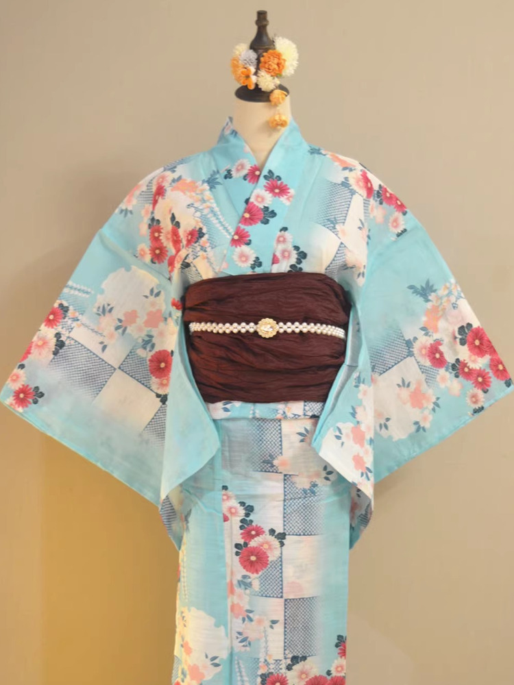 Ethnic Clothing & Online Fashion Store Khaadi Uk - Traditional Yukata Kimono Cotton Linen Material