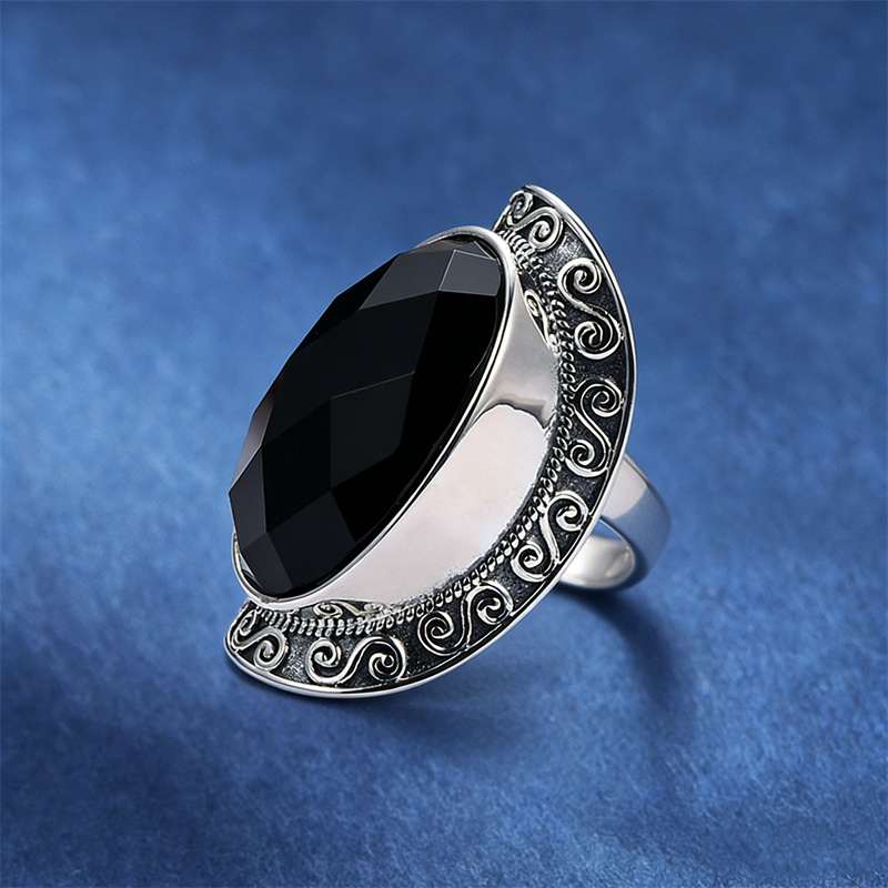 BOCAI New S925 Silver Rings fo - Men'S Ethnic Fashion Trends recension och pris