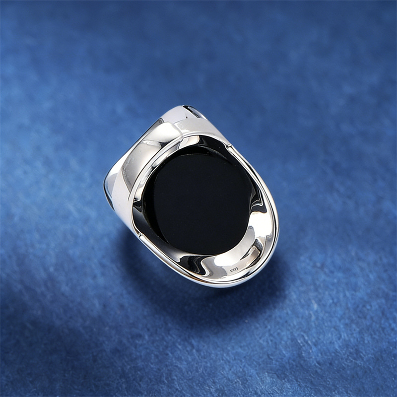 BOCAI New S925 Silver Rings fo - Men'S Ethnic Fashion Trends recension och pris