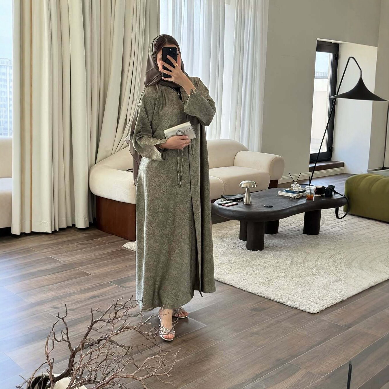 Eid Dress Print Abaya Women Mu - Jalabiya Women Arabic recension och pris