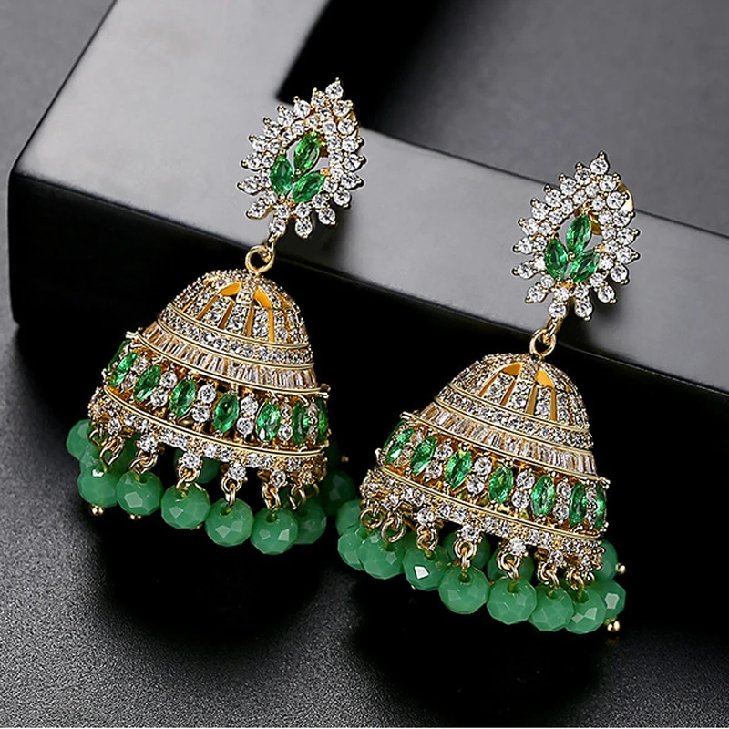 India Pakistan Earrings Copper - Ethnic Fashion Pakistan recension och pris
