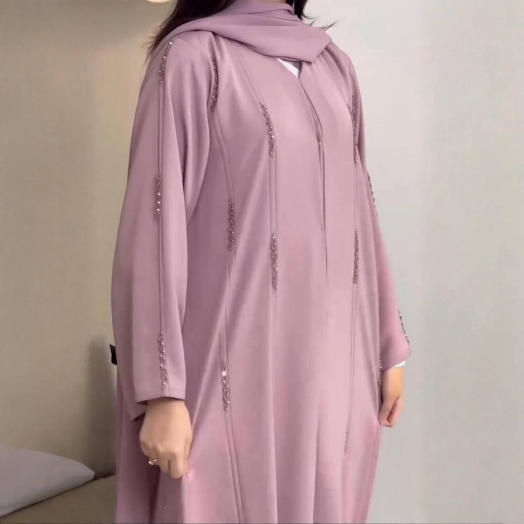 Eid Women Abaya Beading Dresse - Jalabiya Women Arabic recension och pris
