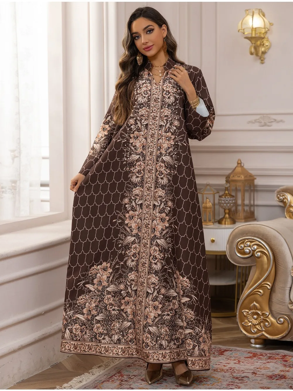 Muslim Dress Women Abaya for E - Jalabiya Women Arabic recension och pris