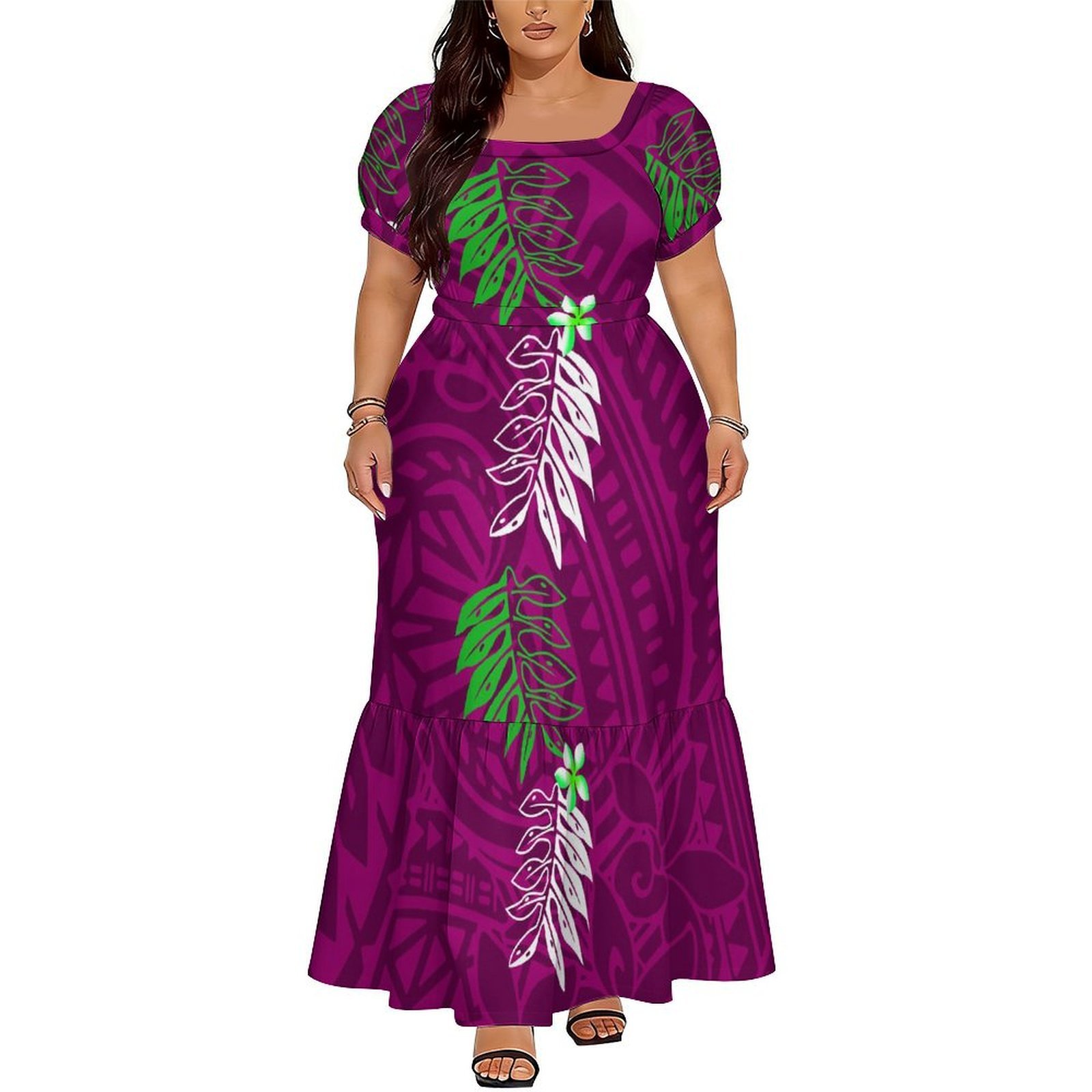 Polynesian Island Long Dress S - Ethnic Clothing & Online Fashion Store Khaadi Uk recension och pris