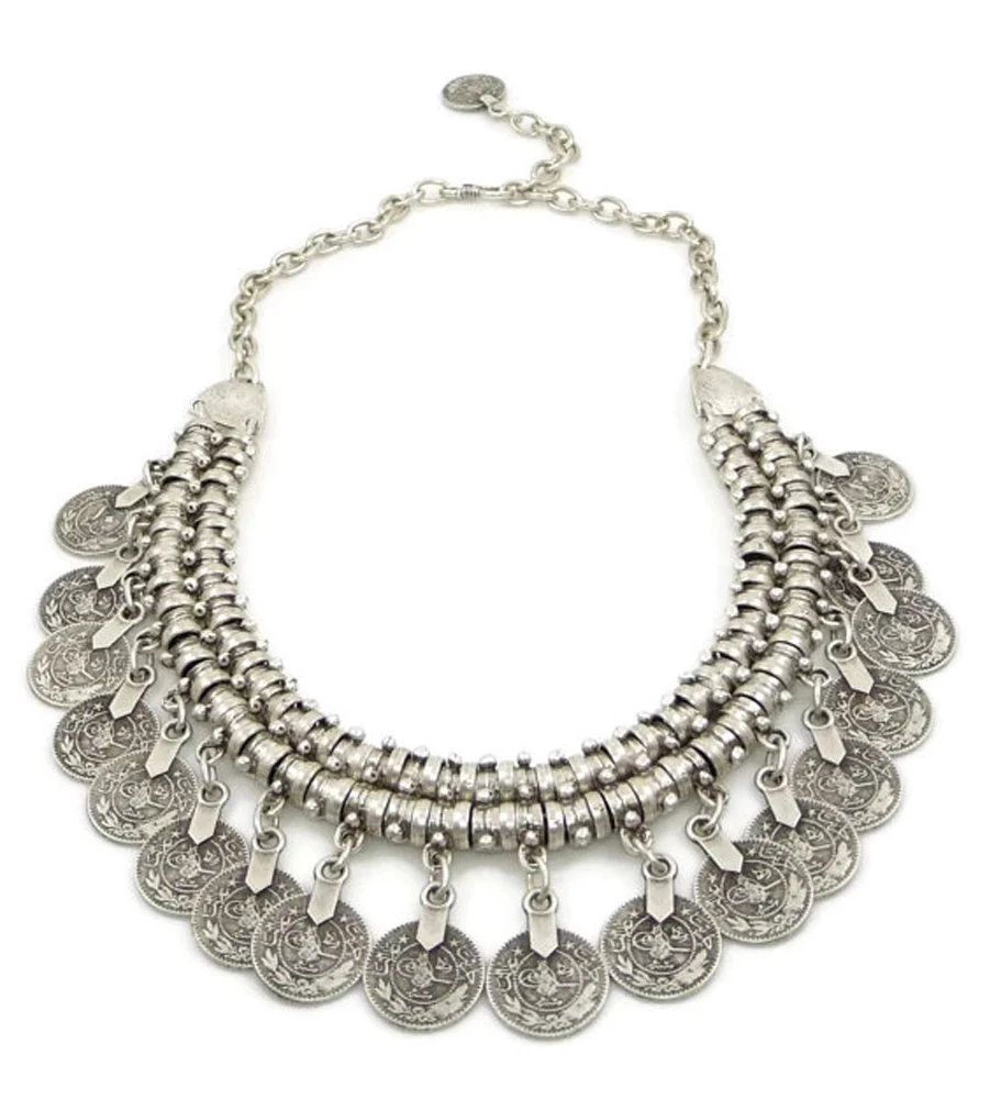 Multi-style Vintage Coin Choke - Ethnic Fashion Pakistan recension och pris
