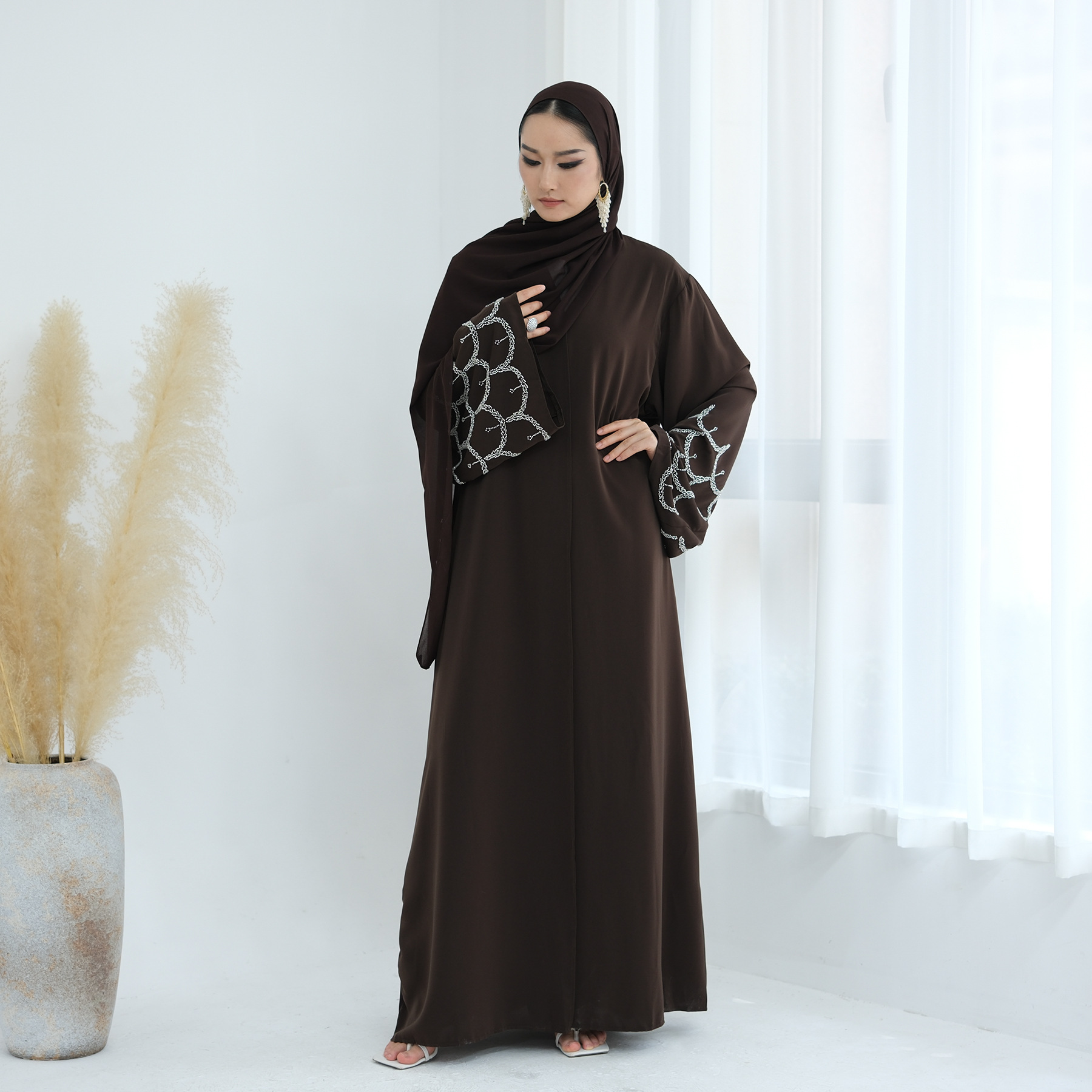 embroidery Women Dress Abaya c - Jalabiya Women Arabic recension och pris