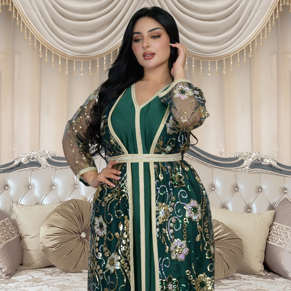 Women Eid Muslim Dresses Print - Jalabiya Women Arabic recension och pris