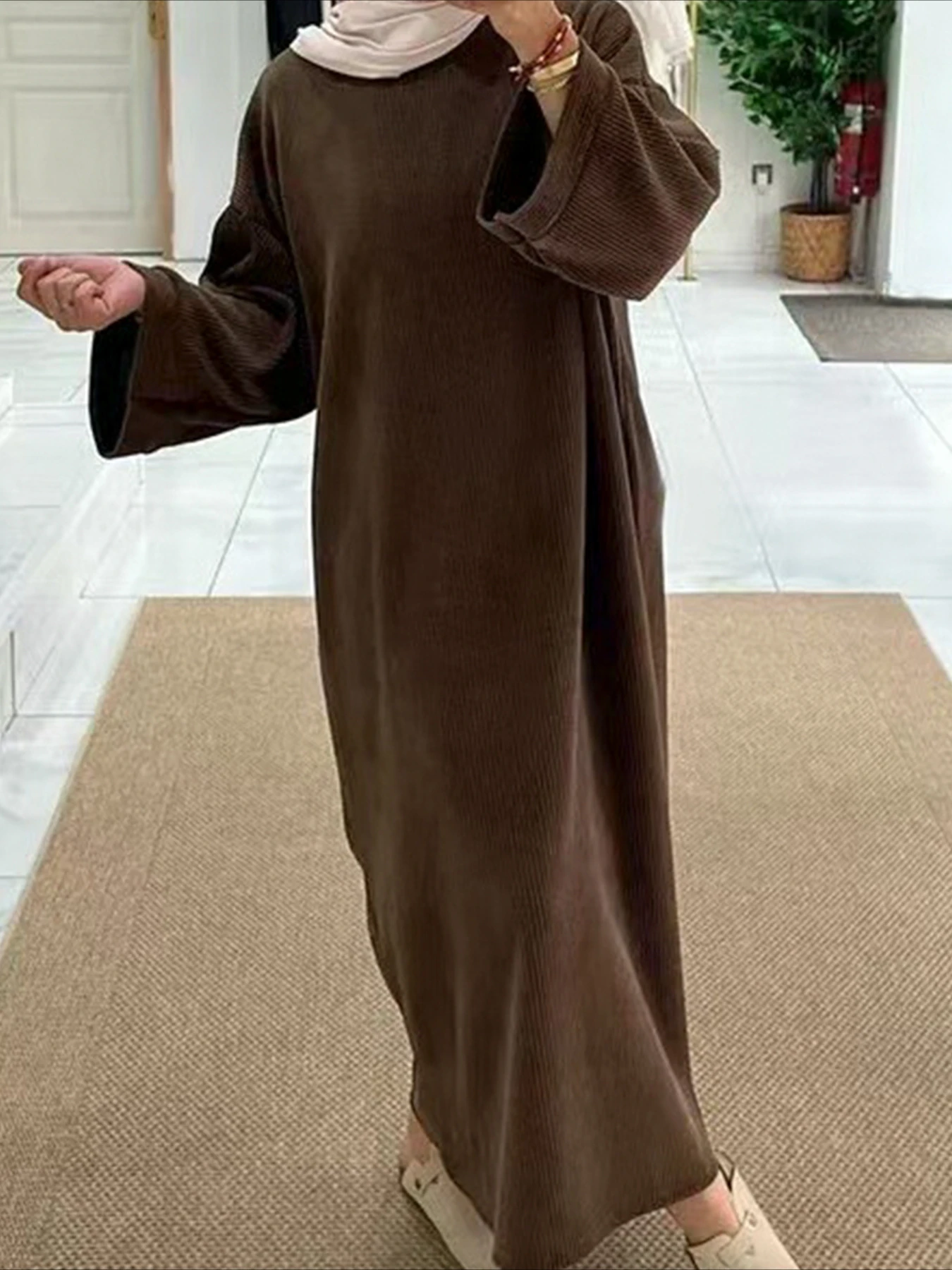 Eid Muslim Women Modest Dresse - Jalabiya Women Arabic recension och pris