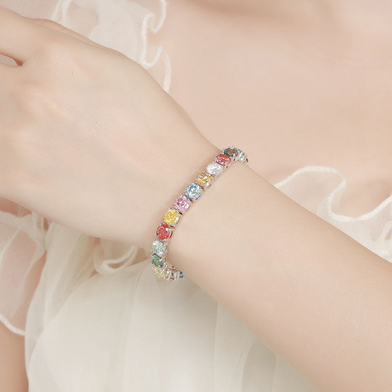 Dopamine color moissanite plat - Ethnic Fashion Wear For Women recension och pris