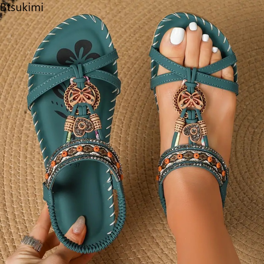 Women Bohemian Sandals Outdoor - Ethnic Fashion recension och pris