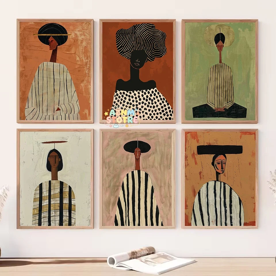 Fashion Abstract African Figur - Ethnic Contemporary Fashion recension och pris