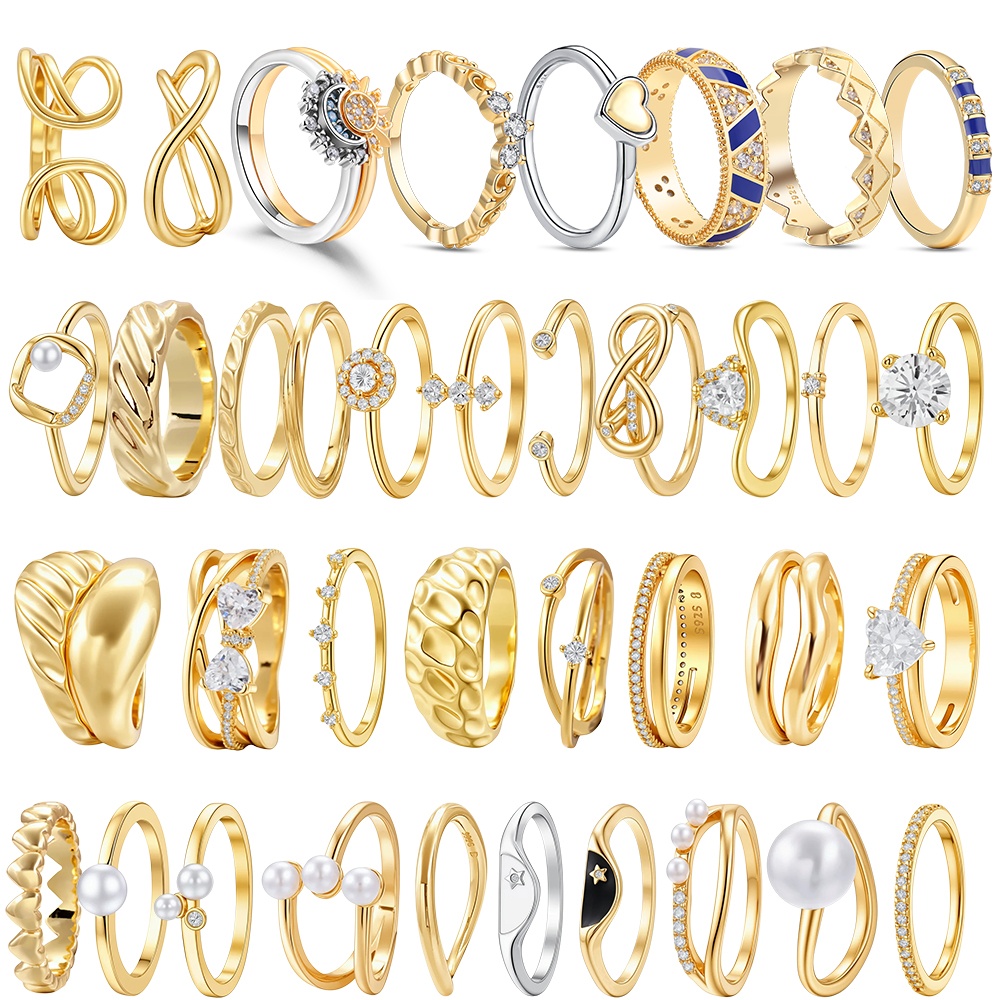 Hot Selling 925 Silver Gold Pi - Ethnic Fashion Wear For Women recension och pris